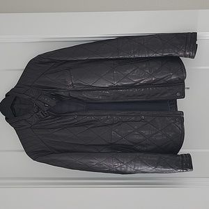 Massimo Dutti Brown Leather Jacket